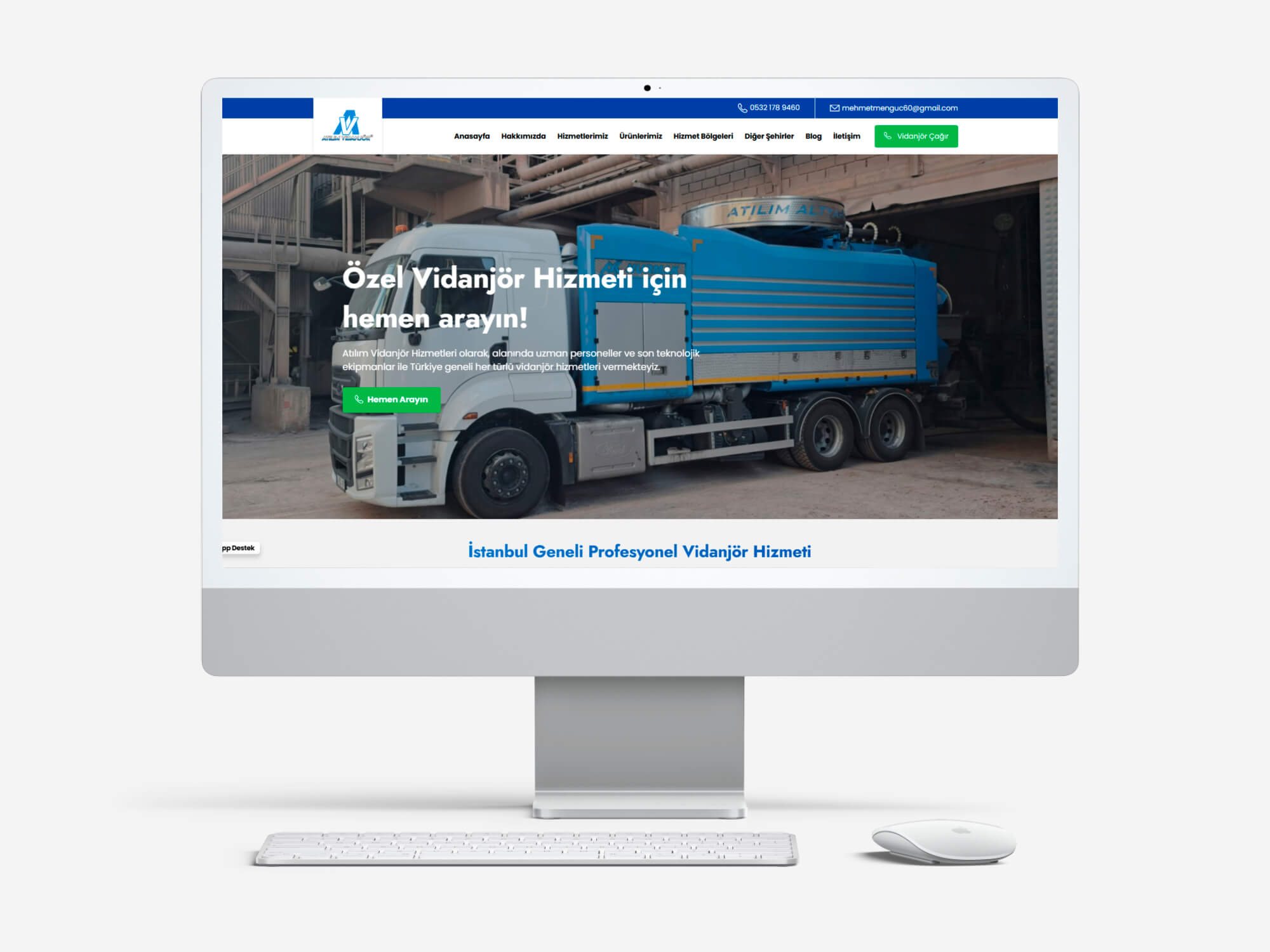 Atılım Vidanjör website