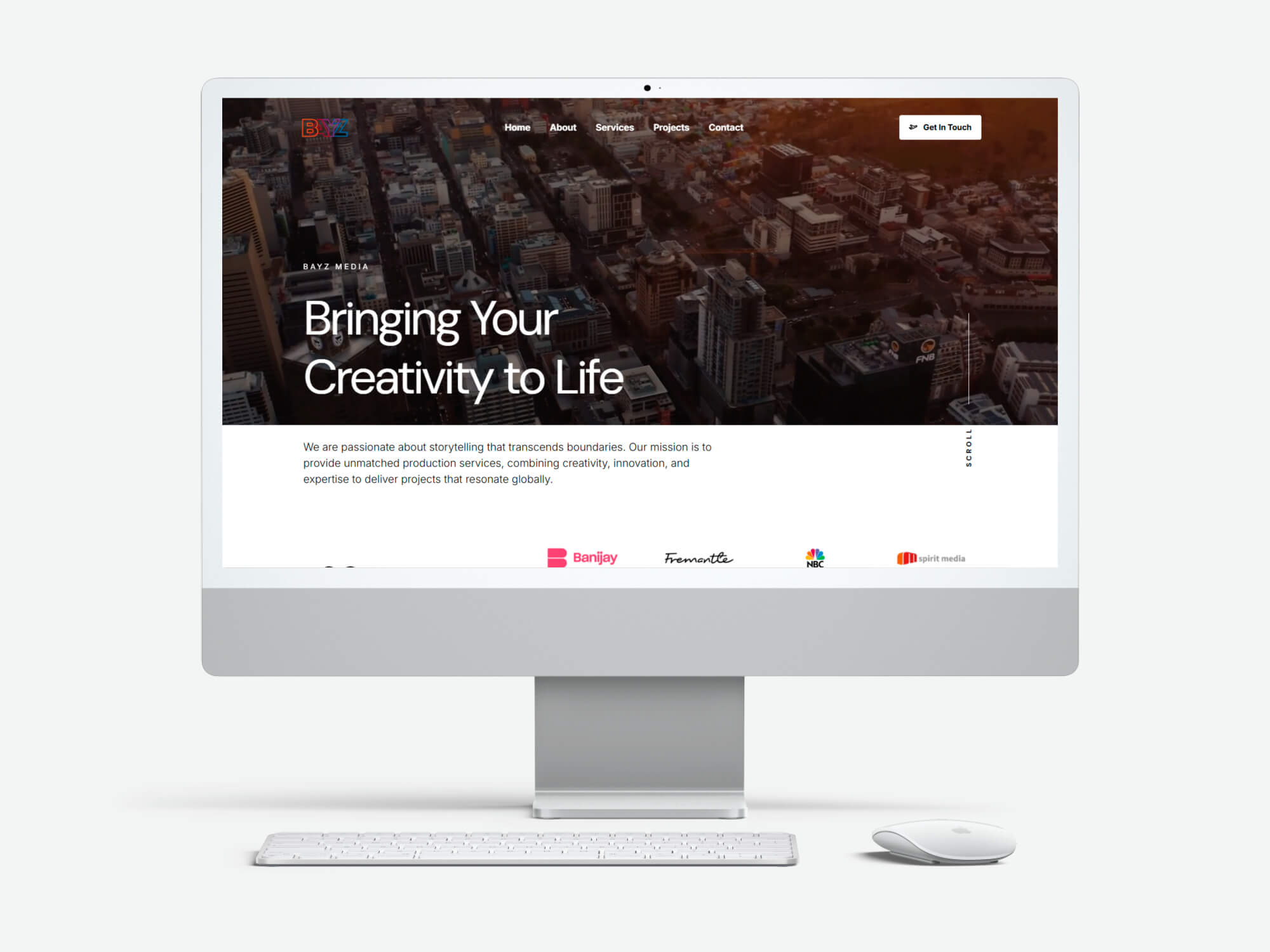 Bayz Media website