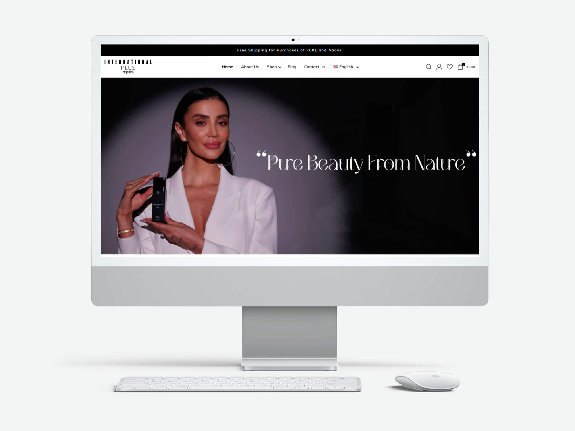 International Plus Organics website