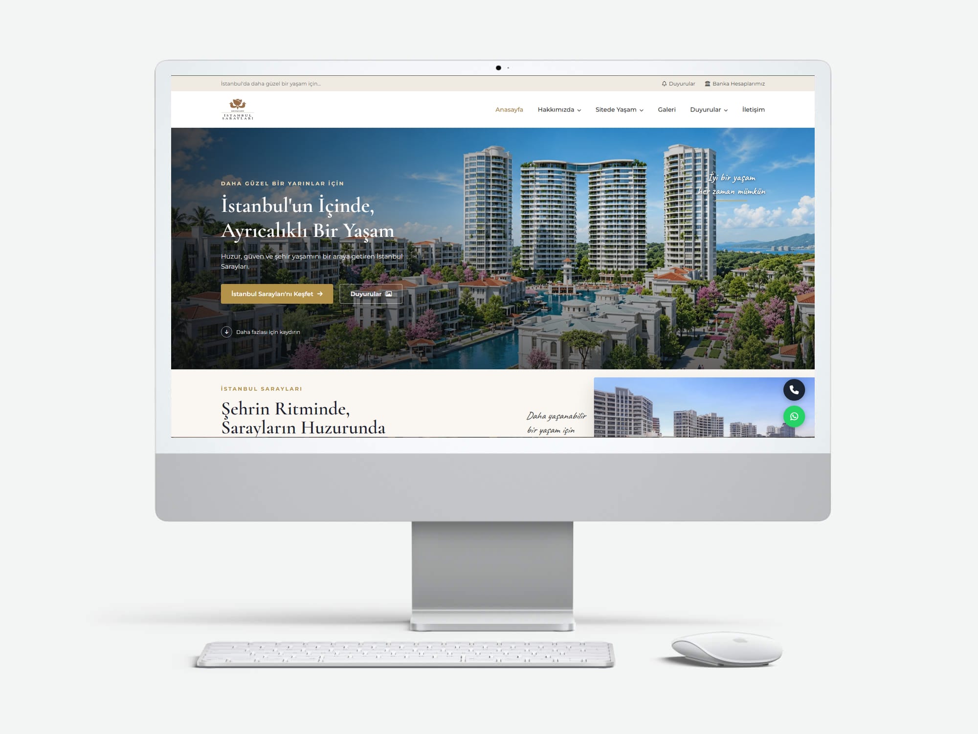 İstanbul Sarayları website