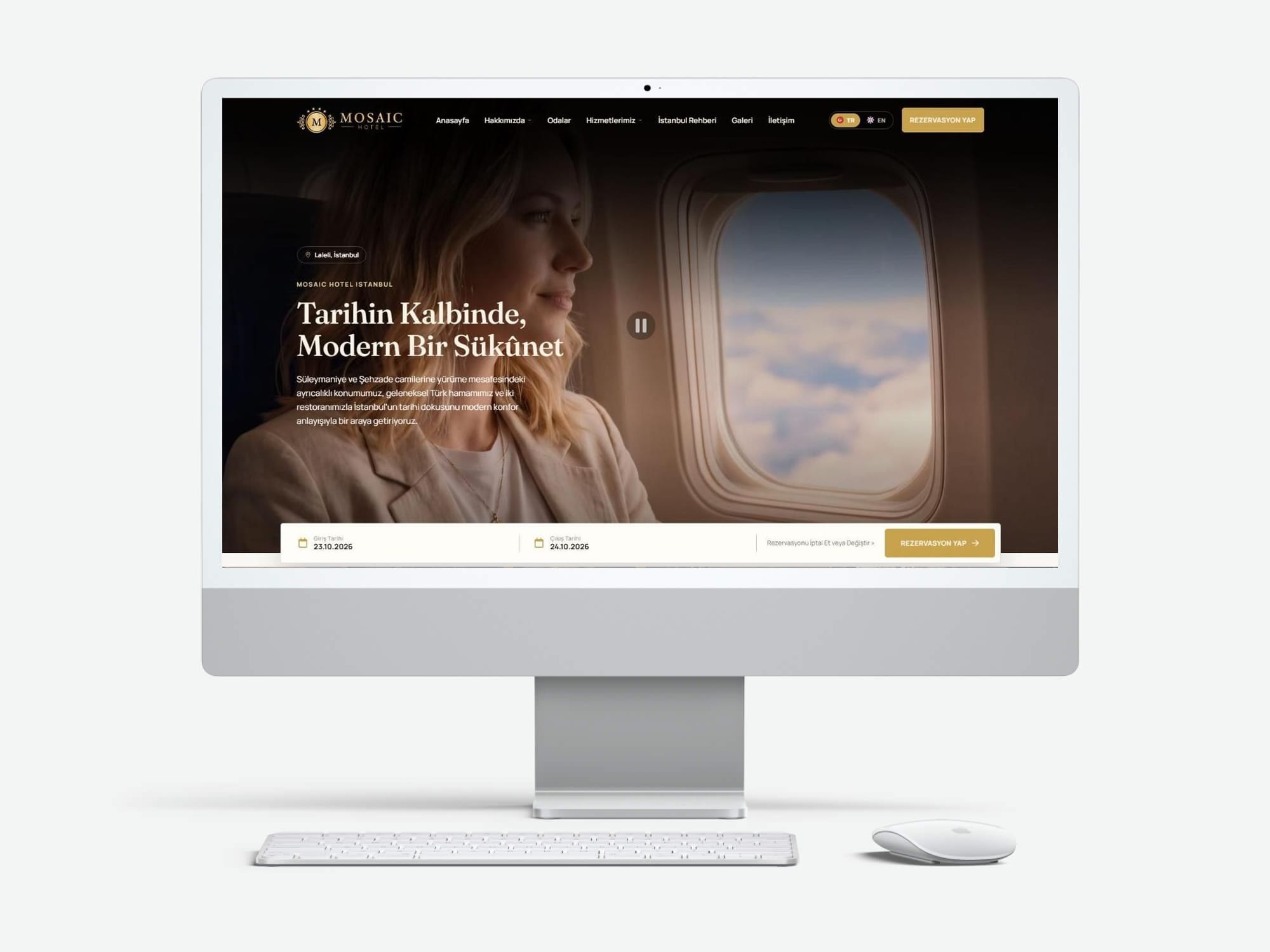 Mosaic Hotel web sitesi