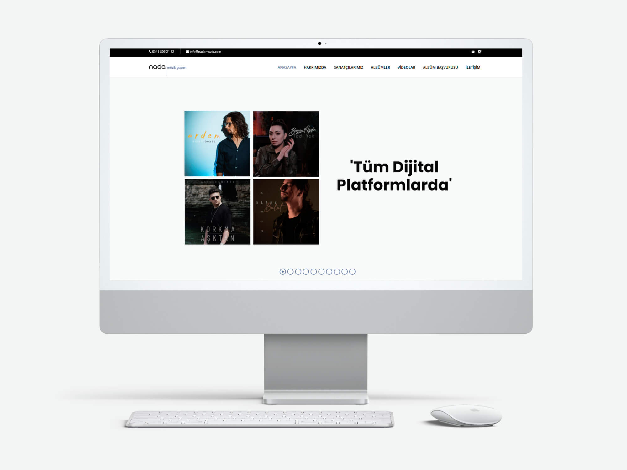 Nada Müzik website