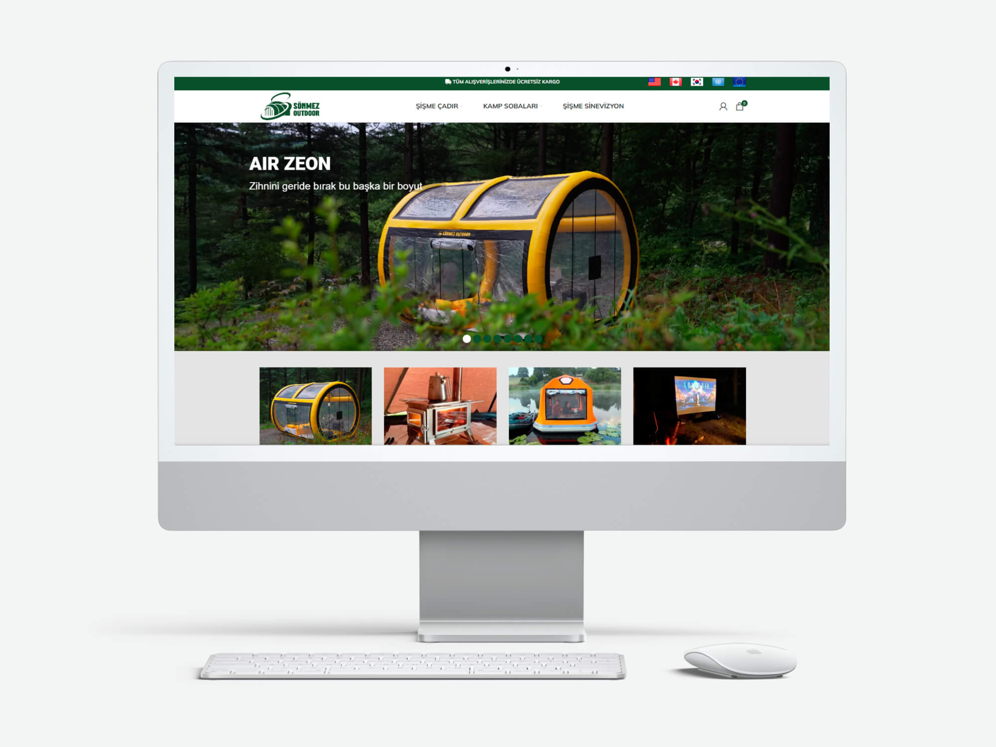 Sönmez Outdoor website