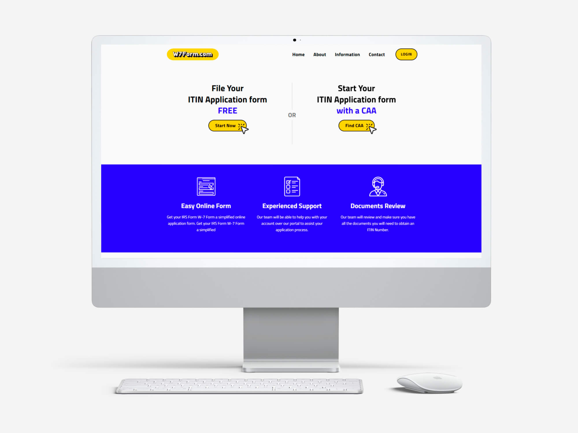 W7Form website