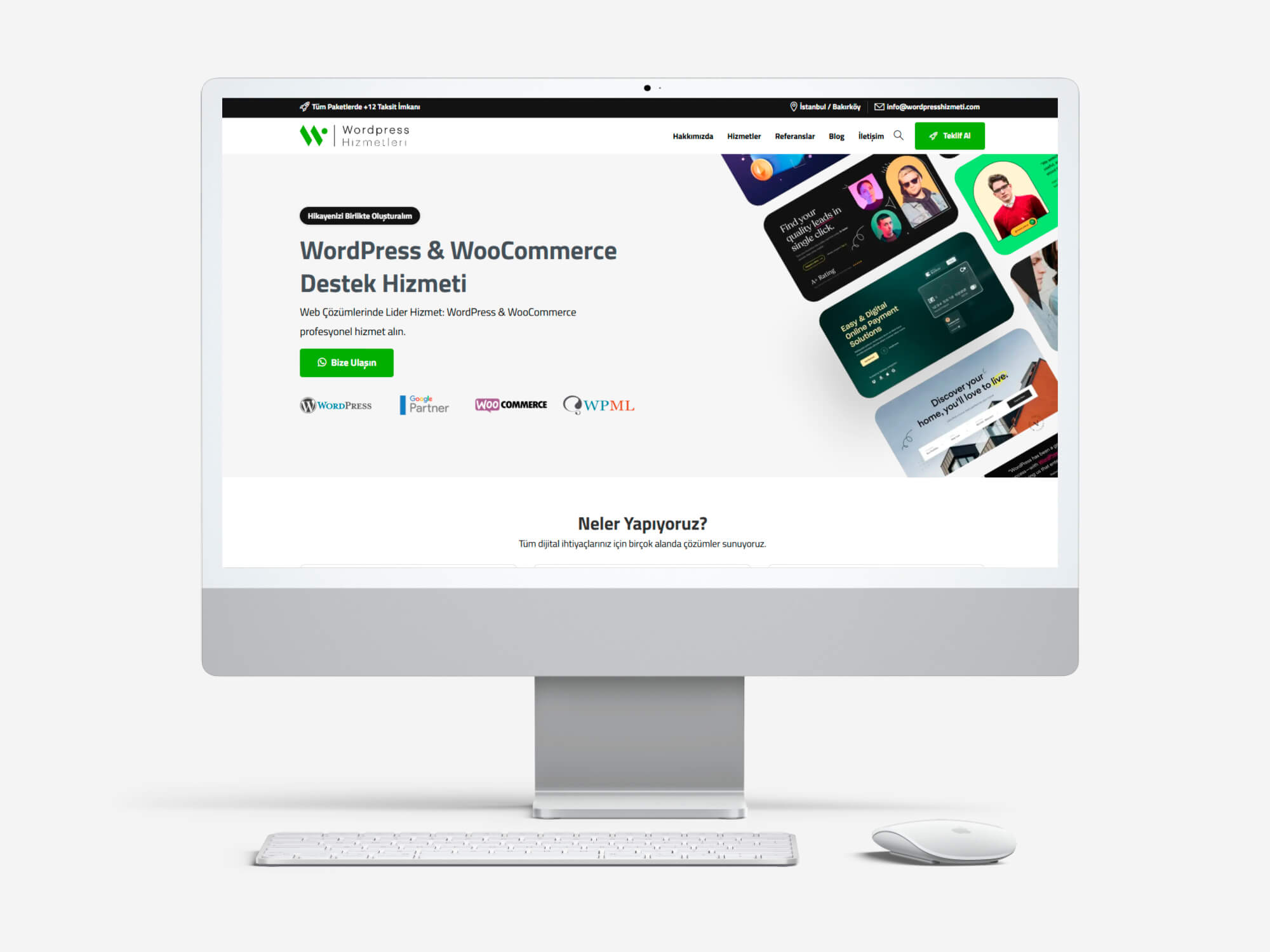 Wordpress Hizmeti website